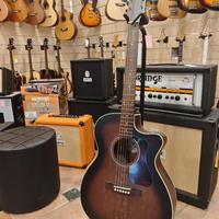 GUILD OM-240CE Antique Charcoal Burst