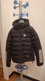 giacca nera con cappuccio ADIDAS taglia  XS