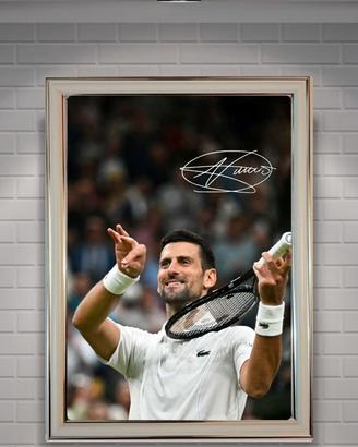 quadro poster Novak Djokovic tennis 