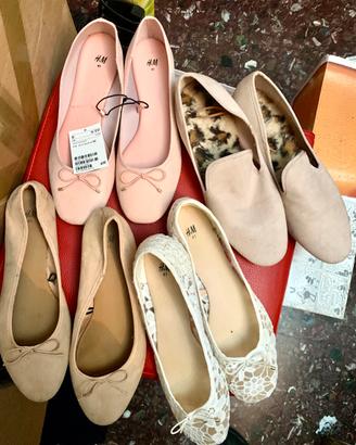 H&M scarpe basse vario genere (nuove o usate poco)