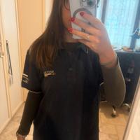 👕 Polo blu navy con logo ricamato - stile lavoro