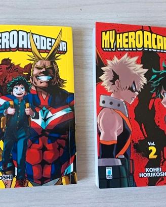 My Hero accademia volumi 1 e 2 
