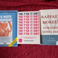 Lotto 5 libri Dimagrire Alimentazione Dieta