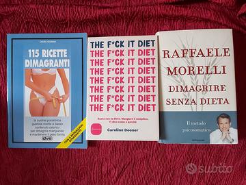 Lotto 5 libri Dimagrire Alimentazione Dieta