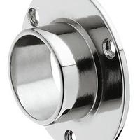 2 Supporti in Acciaio Inox per Asta Armadio 25mm