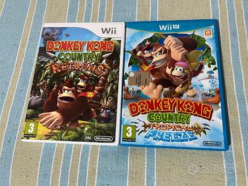 2 giochi di Donkey Kong Wii e Wii U - Nintendo