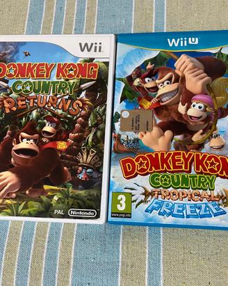 2 giochi di Donkey Kong Wii e Wii U - Nintendo