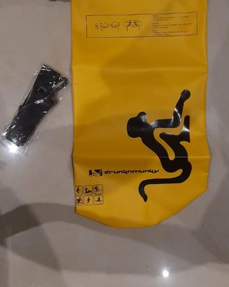 Borsa Drunknmunky Gialla in silicone impermeabile