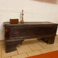 Cassapanca portaceri antica conventuale seicento