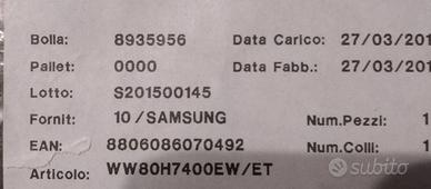 Scheda Samsung guasta