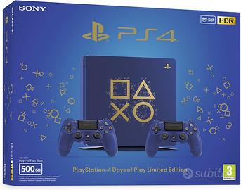 PS4 LIMITED 500GB CUH-2116A + 2 joy- NUOVA
