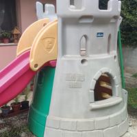 Scivolo da esterno con castello Chicco