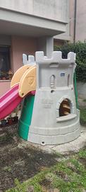 Scivolo da esterno con castello Chicco