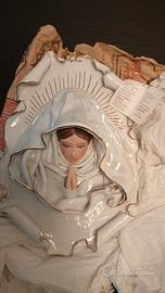 Madonna in ceramica sarda Raffaele Sanfilippo