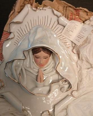 Madonna in ceramica sarda Raffaele Sanfilippo