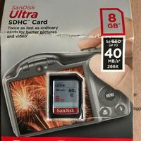Scheda di memoria Sandisk 8GB