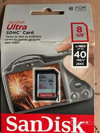 Scheda di memoria Sandisk 8GB