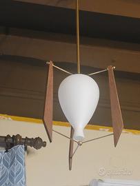 Lampada a sospensione anni'50 Stilnovo 