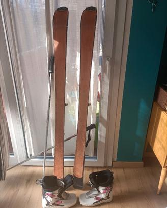 Attrezzatura completa donna sci alpinismo