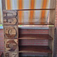 libreria legno massello