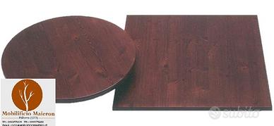 Piani Tavolini in Legno Massello Bar Cod5001N