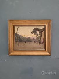 Vincenzo Colucci dipinto olio su legno 