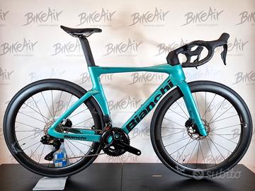 Bianchi Oltre Comp 105 Di2 Celeste Metallico nuova