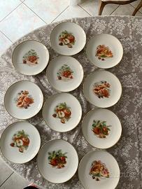 Servizio 11 piatti Ginori Anni 1900-1920