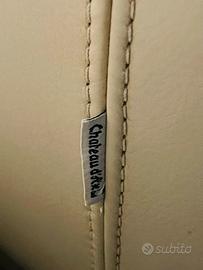 Divano in pelle prima scelta Chateau d’Ax