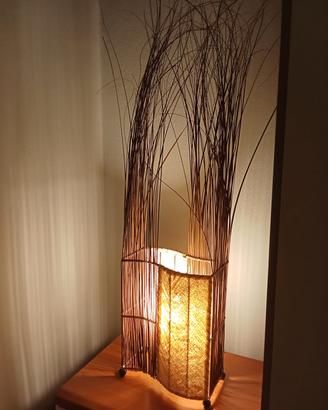 coppia di lampade etniche