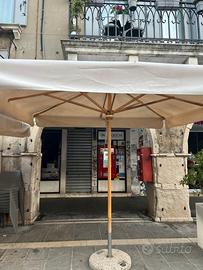 2 Ombelloni  3x3 con base e uno 4x3  senza base