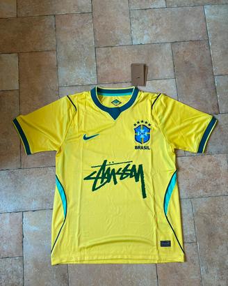 Maglia Brasile X Stussy Mondiale 2026