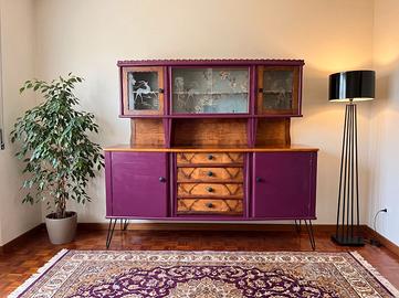 Credenza vintage a due corpi (anni '50/'60)