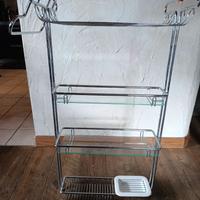 Portaoggetti, Portasapone, Portasciugamani, INOX