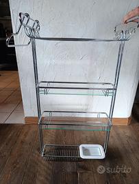 Portaoggetti, Portasapone, Portasciugamani, INOX