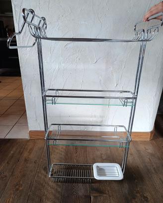 Portaoggetti, Portasapone, Portasciugamani, INOX