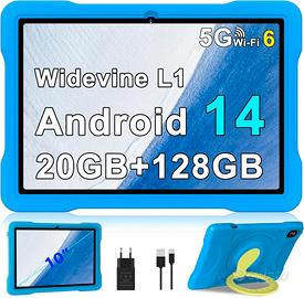 Tablet 10 Pollici Android 14 Blu