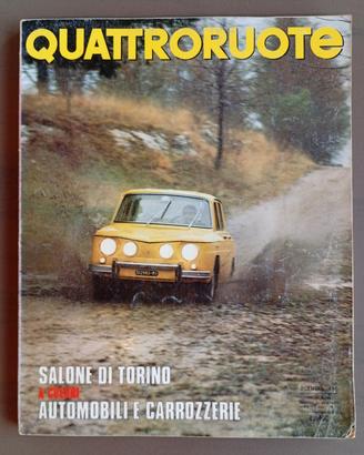 rivista Quattroruote numero 156 dicembre 1968