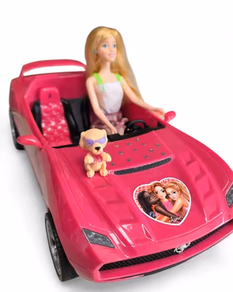 Barbie Supercar radiocomandata+ cane