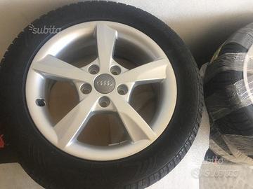 Cerchi A3 + pneumatici invernali Dunlop 205/55R16