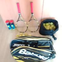 Babolat Pure Aero (in coppia) + borsone + palline