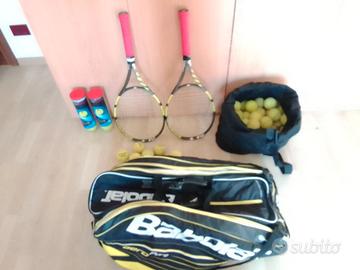 Babolat Pure Aero (in coppia) + borsone + palline