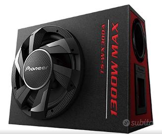 Subwoofer Amplificato Pioneer 1300 w, con scatola.