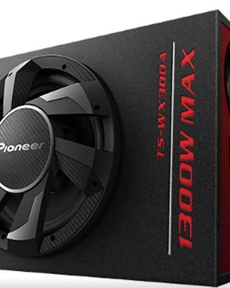 Subwoofer Amplificato Pioneer 1300 w, con scatola.