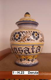 Vaso Farmacia ceramica Deruta  Altezza Cm.23.