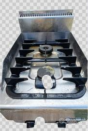 Fornello professionale 2 fuochi a gas – Mareno