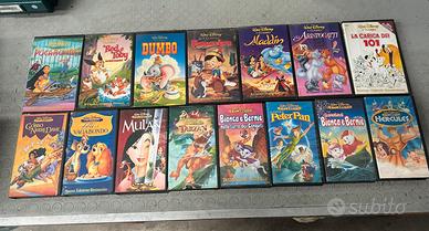Lotto vhs cartoni animati disney e universal