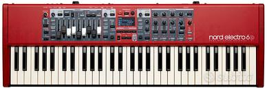 Nord Electro 6D 61, imballo, accessori originali