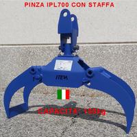 Pinza Legna IPL700 con STAFFA Doppio Snodo