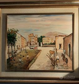 Quadro MARIO CORTIELLO VEDUTA  VESUVIANA